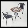 Conjunto de mesa + 2 sillones para terraza jardin mosaico Soria/brasil-60/2,