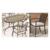 Conjunto de mesa y 4 sillones terraza jardín mosaico Oasis/Bahia-150/4.
