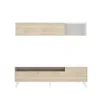 Conjunto de muebles de salón Canena en Blanco/ Natural.
