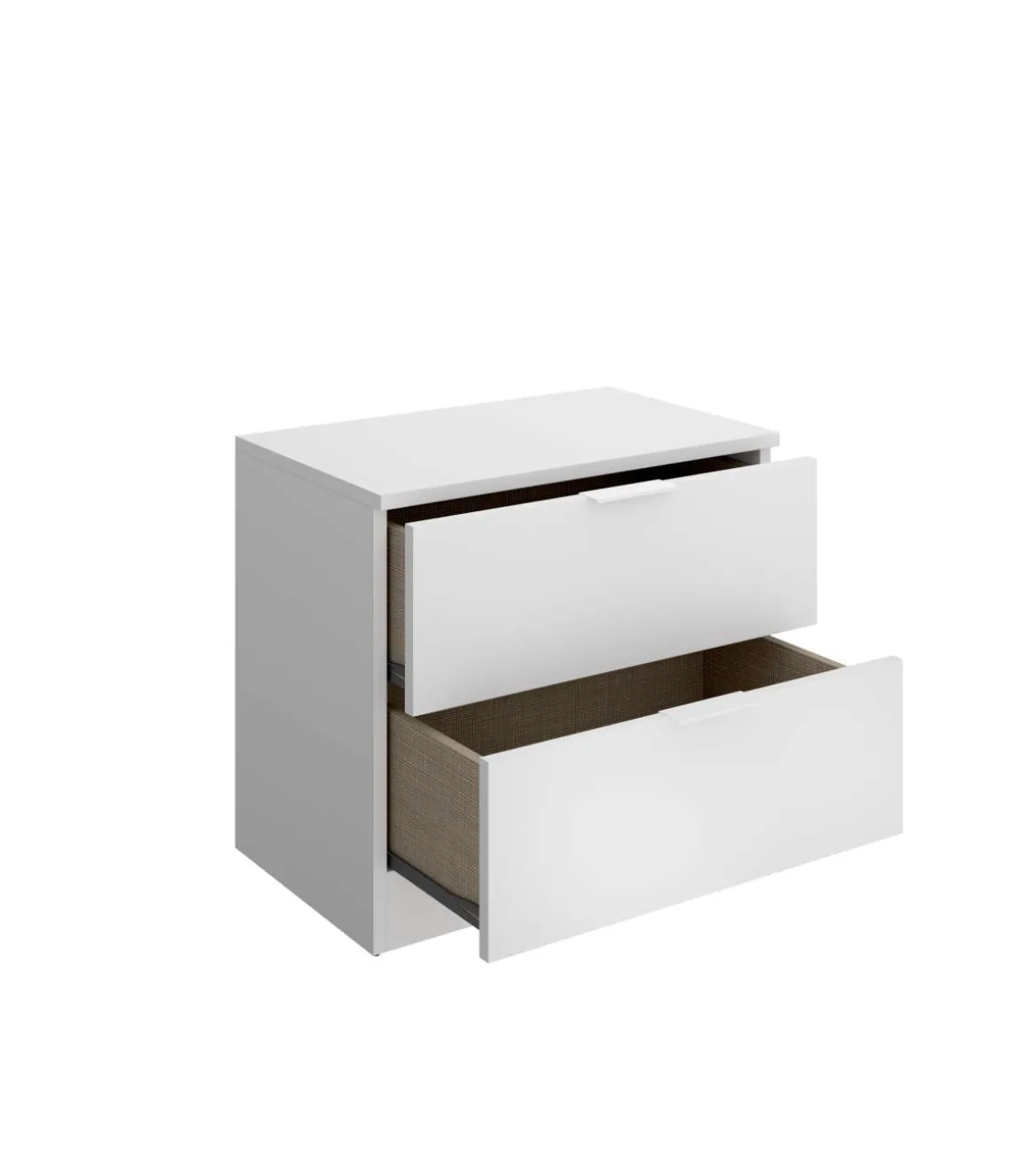 Conjunto juvenil cama con arrastre, mesita y escritorio Topo-4 acabado blanco/natural.
