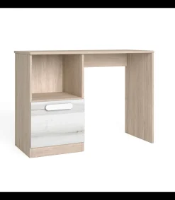 Conjunto juvenil Flash cama compacta y armario acabado cambrian/blanco.