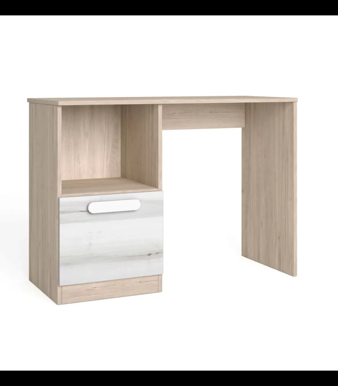 Conjunto juvenil Flash cama compacta y armario acabado cambrian/blanco.
