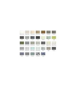 Conjunto mesa redonda + 6 sillones con cojines para terraza jardín Celebes-150/6, Médula Luxe.