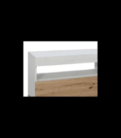 Conjunto salón Alonso acabado polar-artisan, 130cm(alto ) 250cm(ancho) 40cm(largo)