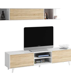 Conjunto salon television Alcontar 51 cm(alto)180 cm(ancho)41 cm(largo)