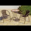 Conjunto terraza jardín mesa + 4 sillones mosaico Málaga/Brasil-75/4.