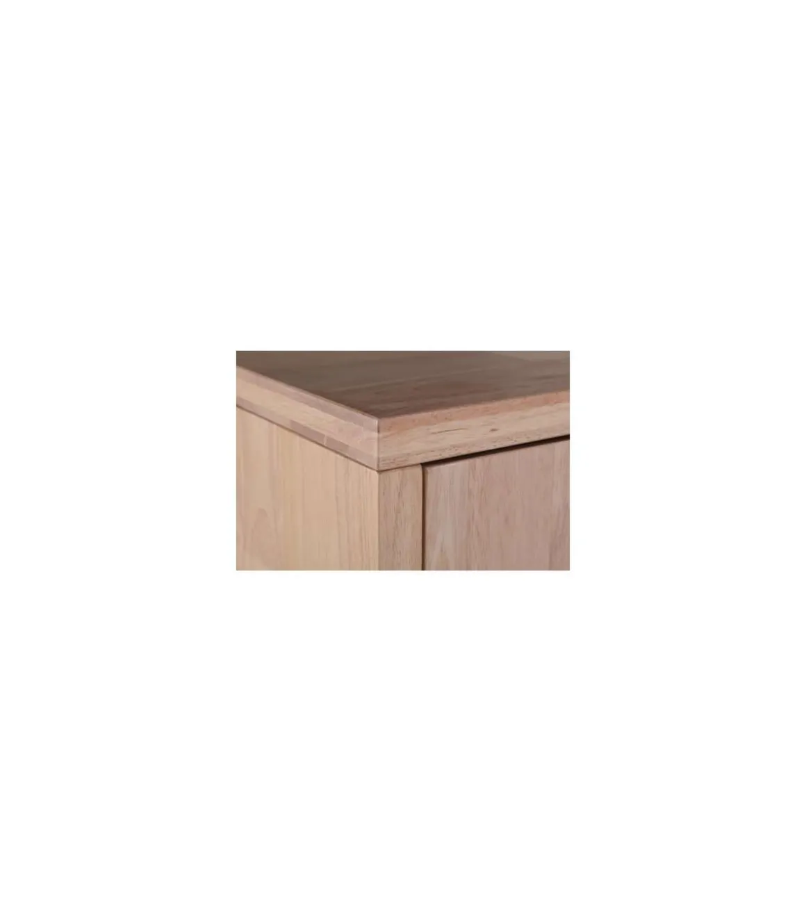 Consola alta Berg 2 puertas acabado roble nordish/negro, 120m(ancho) 156cm(altura) 40cm(fondo)