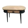 Consola para recibidor 1 cajón Dinos acabado madera de mango/negro 76cm(alto) 90cm(ancho) 38cm(fondo)