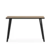 Consola para recibidor 1 cajón Mateo acabado bocamina/negro, 77cm(alto) 120cm(ancho) 40cm(fondo)