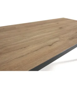 Consola para recibidor 1 cajón Mateo acabado bocamina/negro, 77cm(alto) 120cm(ancho) 40cm(fondo)