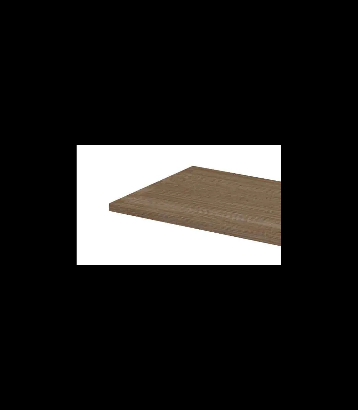 Costado visto para muebles altos acabado nogal noceto, 90 cm(alto)35 cm(ancho)1,9 cm(largo)