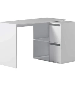 Escritorio Adapta con buc de 2 puertas y 2 huecos reversible acabado blanco 74 cm(alto)120 cm(ancho)77 cm(fondo)