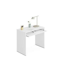 Escritorio con bandeja extraible Children en blanco artik 79 cm(alto)90 cm(ancho)54 cm(fondo)