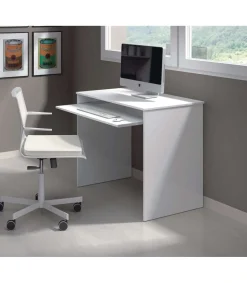 Escritorio con bandeja extraible Children en blanco artik 79 cm(alto)90 cm(ancho)54 cm(fondo)