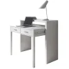 Escritorio extensible Osaka blanco artik 87.5 cm(alto)98.5 cm(ancho)36-66 cm(largo)