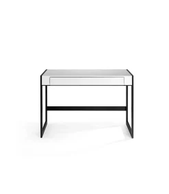 Escritorio lacado en blanco Elsa, 120 x 60 x 81 cm (largo x ancho x alto)