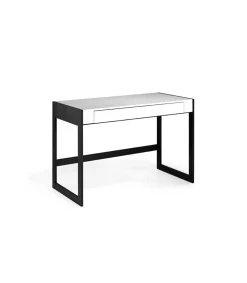 Escritorio lacado en blanco Elsa, 120 x 60 x 81 cm (largo x ancho x alto)