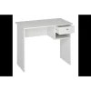 Escritorio Mate en acabado blanco con un cajón. 74 cm(alto)90 cm(ancho)50 cm(fondo)