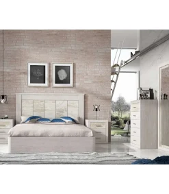 Espejo vestidor para dormitorio modelo Kansas acabado artico, 50cm(ancho) 194cm(alto) 1.6cm(fondo).