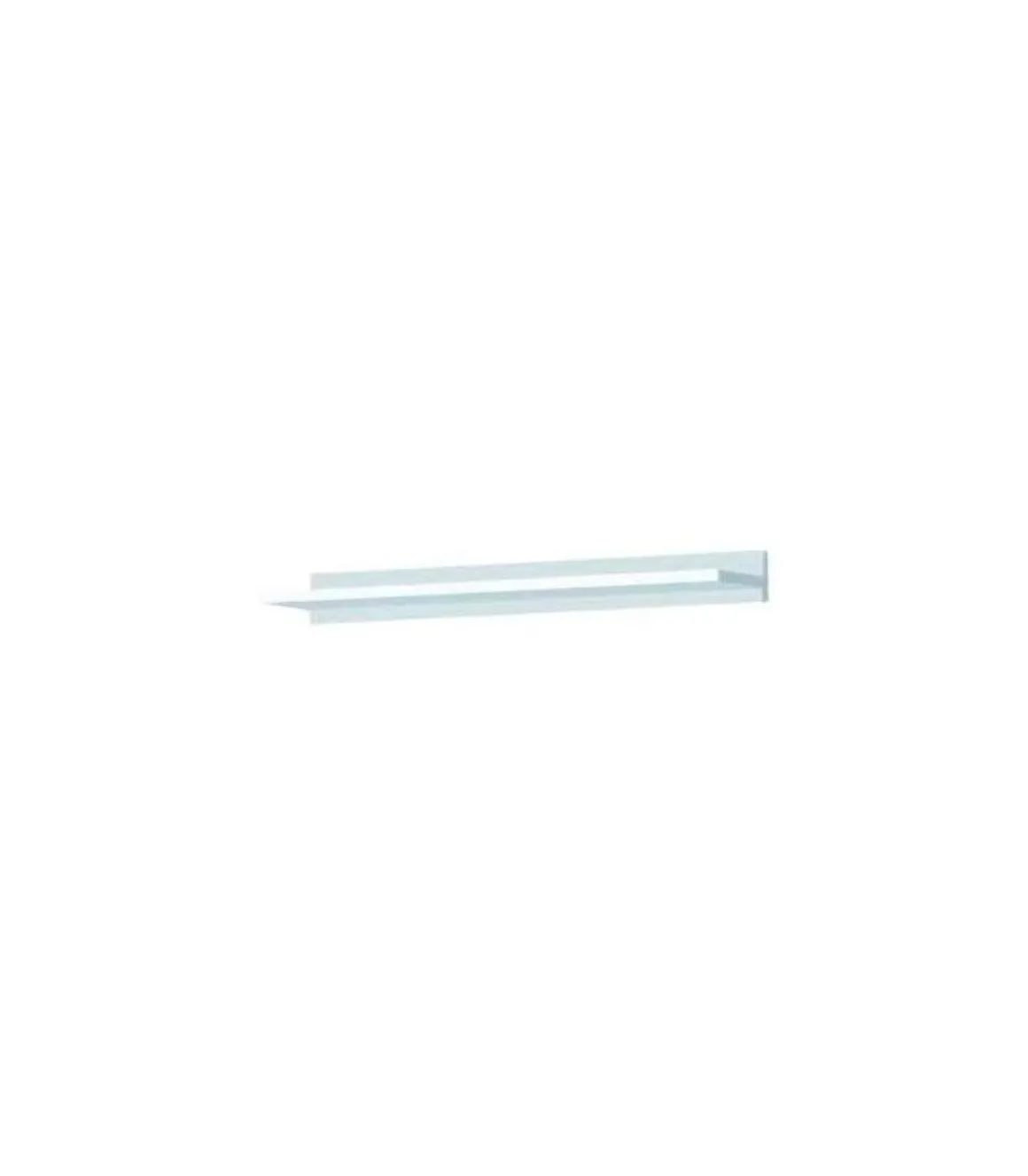 Estante de pared dormitorio salón en acabado blanco 18 cm(alto)120 cm(ancho)20 cm(largo)