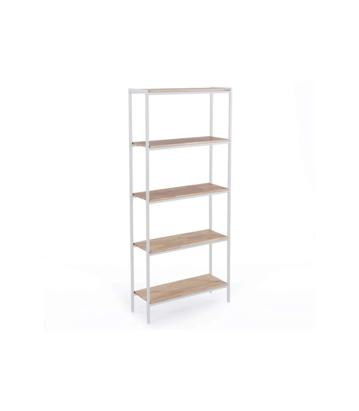 Estantería alta Jack acabado roble nordish/blanco, 180 cm(alto) 80 cm(ancho)28 cm(fondo)