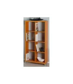 Estantería alta kubox 2x4 acabado maple, 146 cm(alto)76 cm(ancho)29 cm(fondo) .