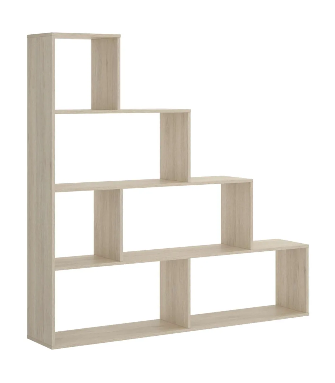 Estantería Iznatoraf en roble natural 145 cm(alto)145 cm(ancho)29 cm(fondo).