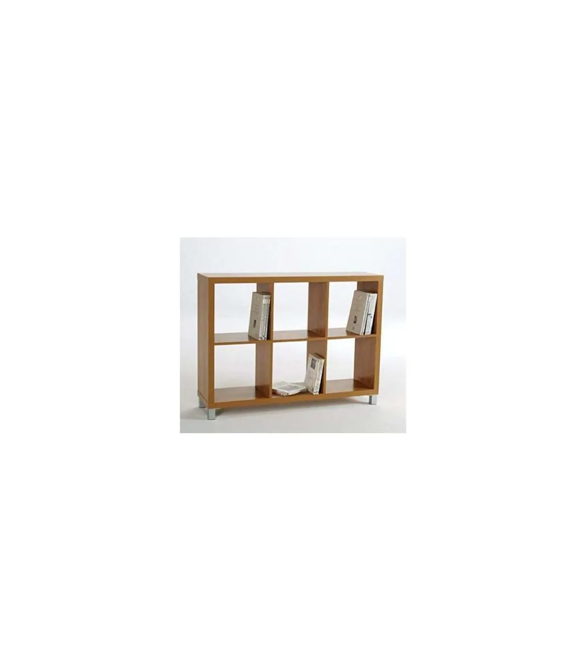 Estantería kubox 3x2 acabado maple, 83 cm(alto)111 cm(ancho)29 cm(fondo)