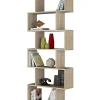 Estanteria alta Canton en roble canadian 192 cm(alto)80 cm(ancho)25 cm(fondo) .