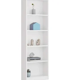 Estanteria seis baldas Children en blanco artik 180 cm(alto)52 cm(ancho)25 cm(fondo). .