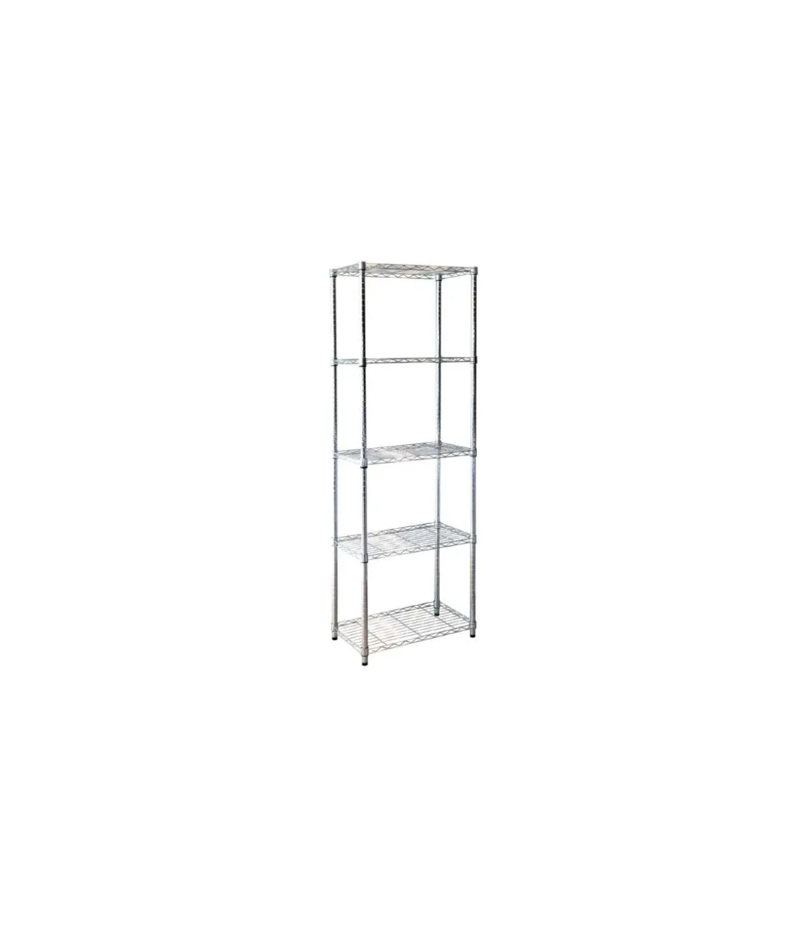 Estanteria stylo 5 baldas cromadas 180 cm(alto) 60cm(ancho) 35 cm(fondo)