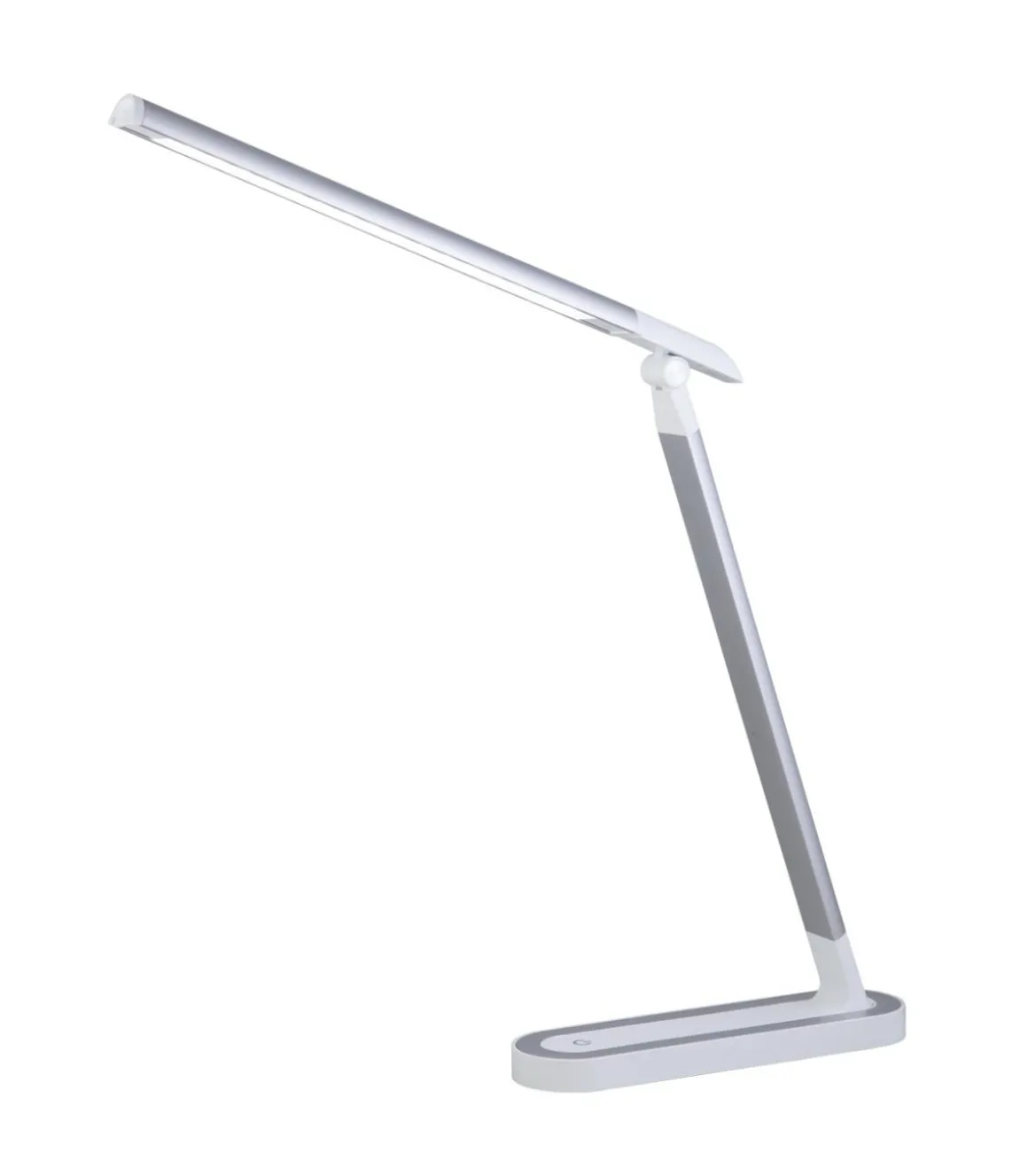 Flexo led modelo Karim acabado plata, 42cm(alto) 6cm(ancho) 24cm(largo).