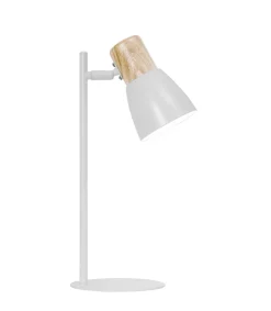 Flexo modelo Cabin acabado blanco-madera 42cm(alto) 15cm(ancho) 20 cm(fondo