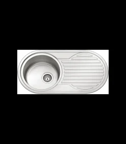 Fregadero con escurridor sin orificio grifo Catar 19 cm(alto)90 cm(ancho)47 cm(largo)