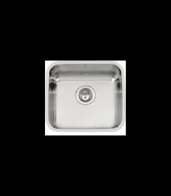 Fregadero de un seno en inox Argelia 20 cm(alto)41 cm(ancho)41 cm(largo)