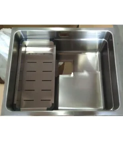 Fregadero de un seno en inox con bandeja Libia 54 cm(ancho) 44 cm(largo)