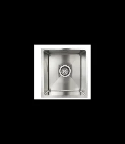 Fregadero de un seno en inox Filandia, 20 cm(alto) 38 cm(ancho)44 cm(largo)