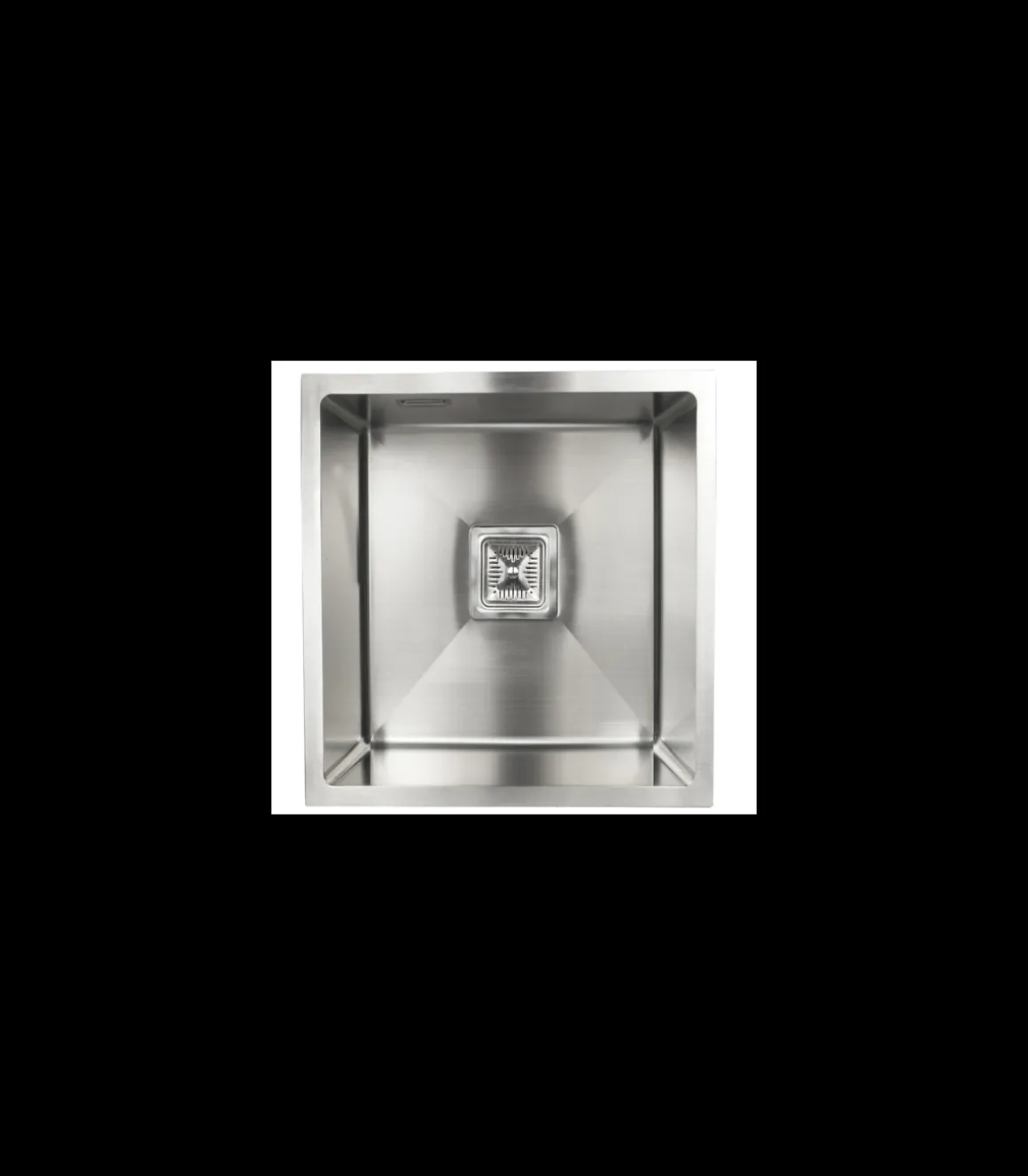 Fregadero de un seno en inox Francia, 20 cm(alto) 44 cm(ancho) 44 cm(largo)