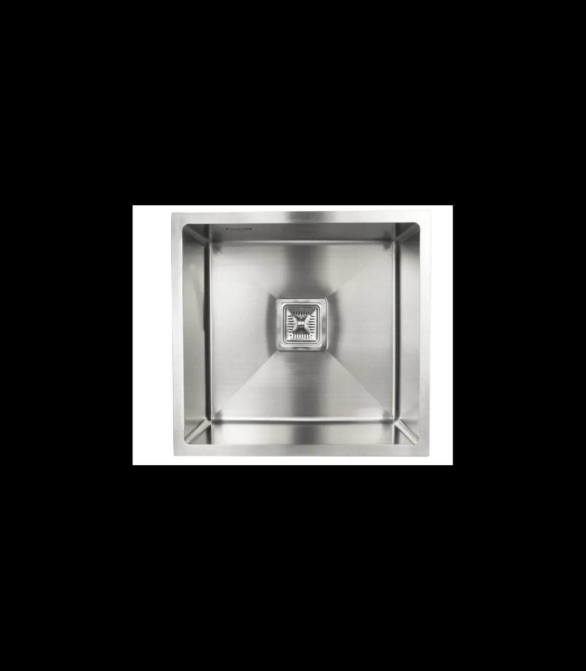 Fregadero de un seno en inox Grecia 20 cm(alto) 44 cm(ancho) 49 cm(largo)