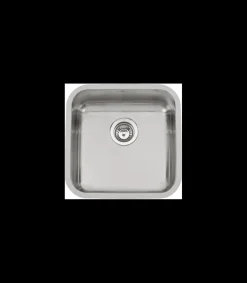 Fregadero de un seno en inox Mexico 19 cm(alto) 45 cm(ancho) 45 cm(largo)