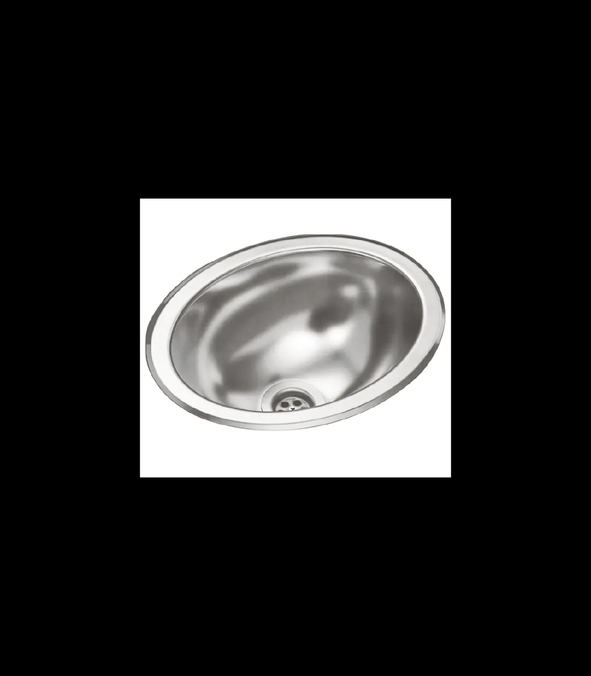 Fregadero de un seno en inox modelo r340, 12 cm(alto)34 cm(ancho)27 cm(largo)