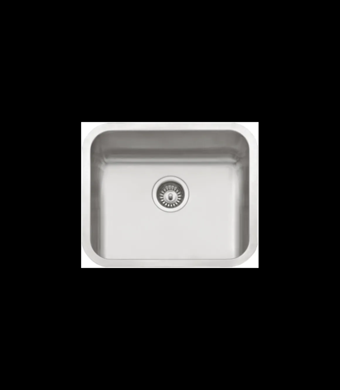 Fregadero de un seno en inox Nauru 20 cm(alto)55 cm(ancho)45 cm(largo)