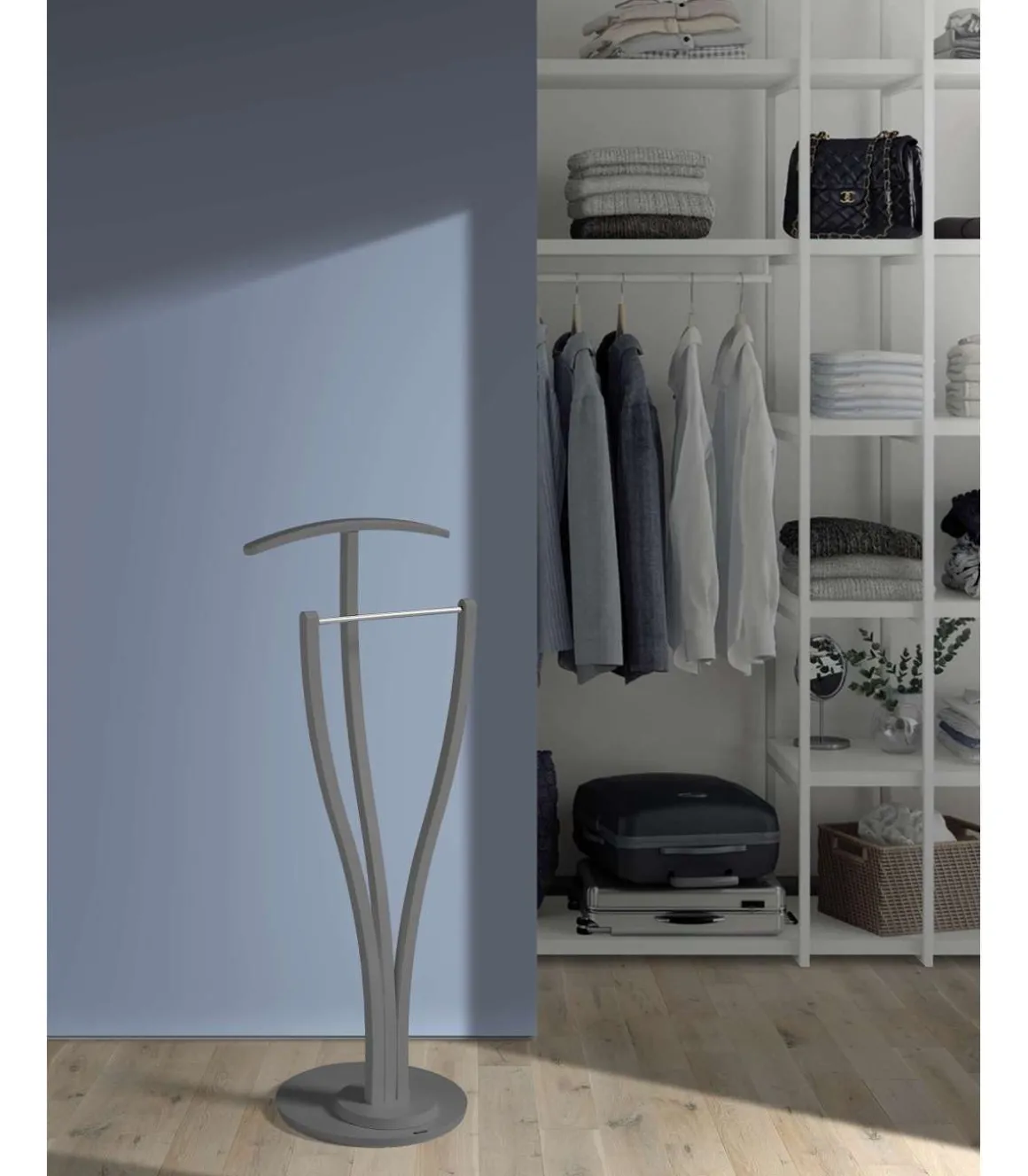 Galan 389 herraje cromo satinado lacado gris,114 cm(alto)47 cm(ancho)37 cm(largo)