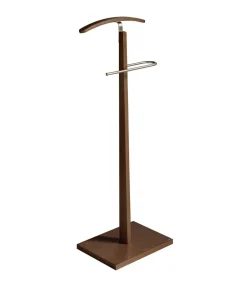 Galan 303 herraje cromo satinado y madera color nogal. 114 cm (alto), 48 cm (ancho), 28 cm(fondo).