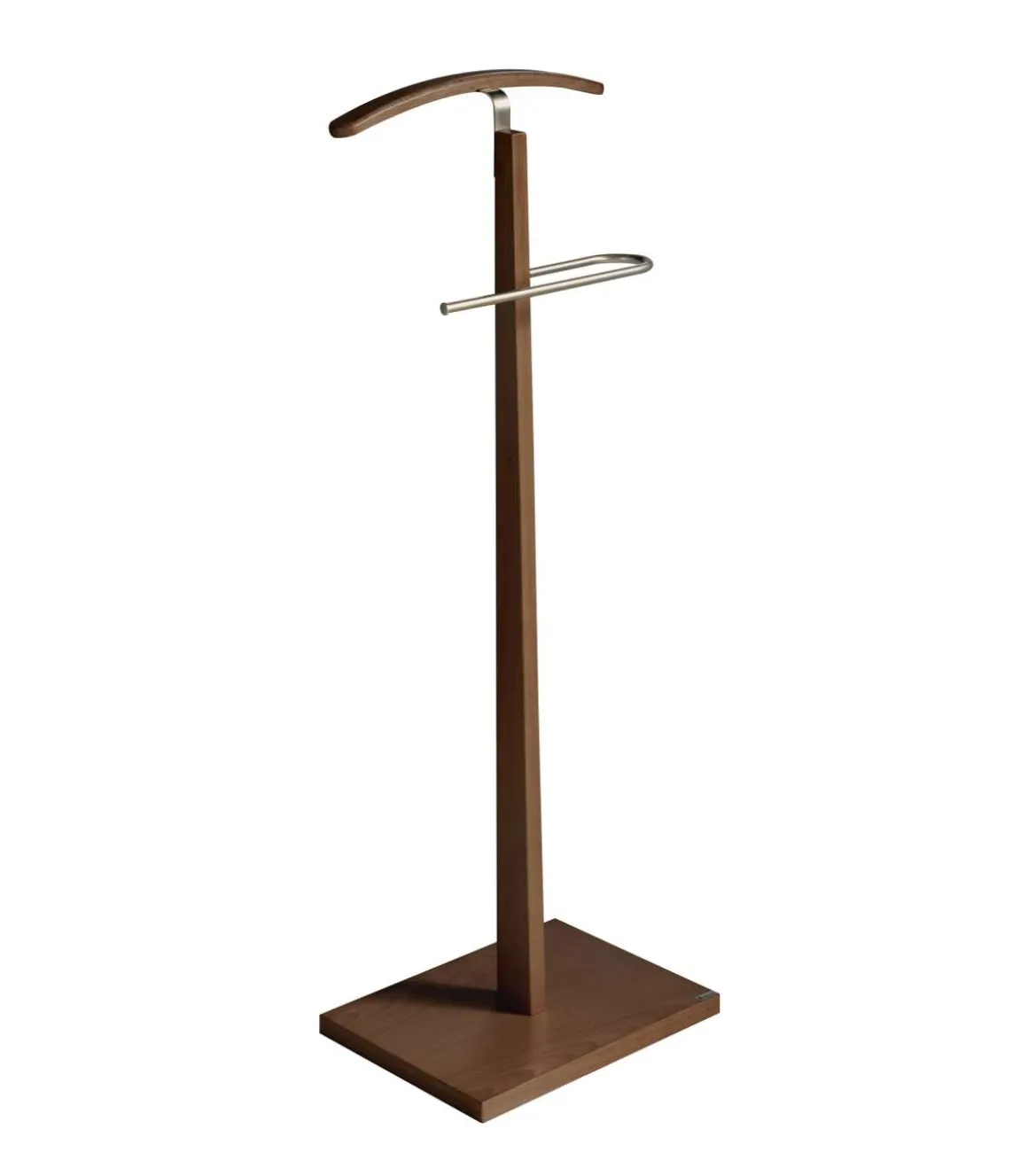Galan 303 herraje cromo satinado y madera color nogal. 114 cm (alto), 48 cm (ancho), 28 cm(fondo).