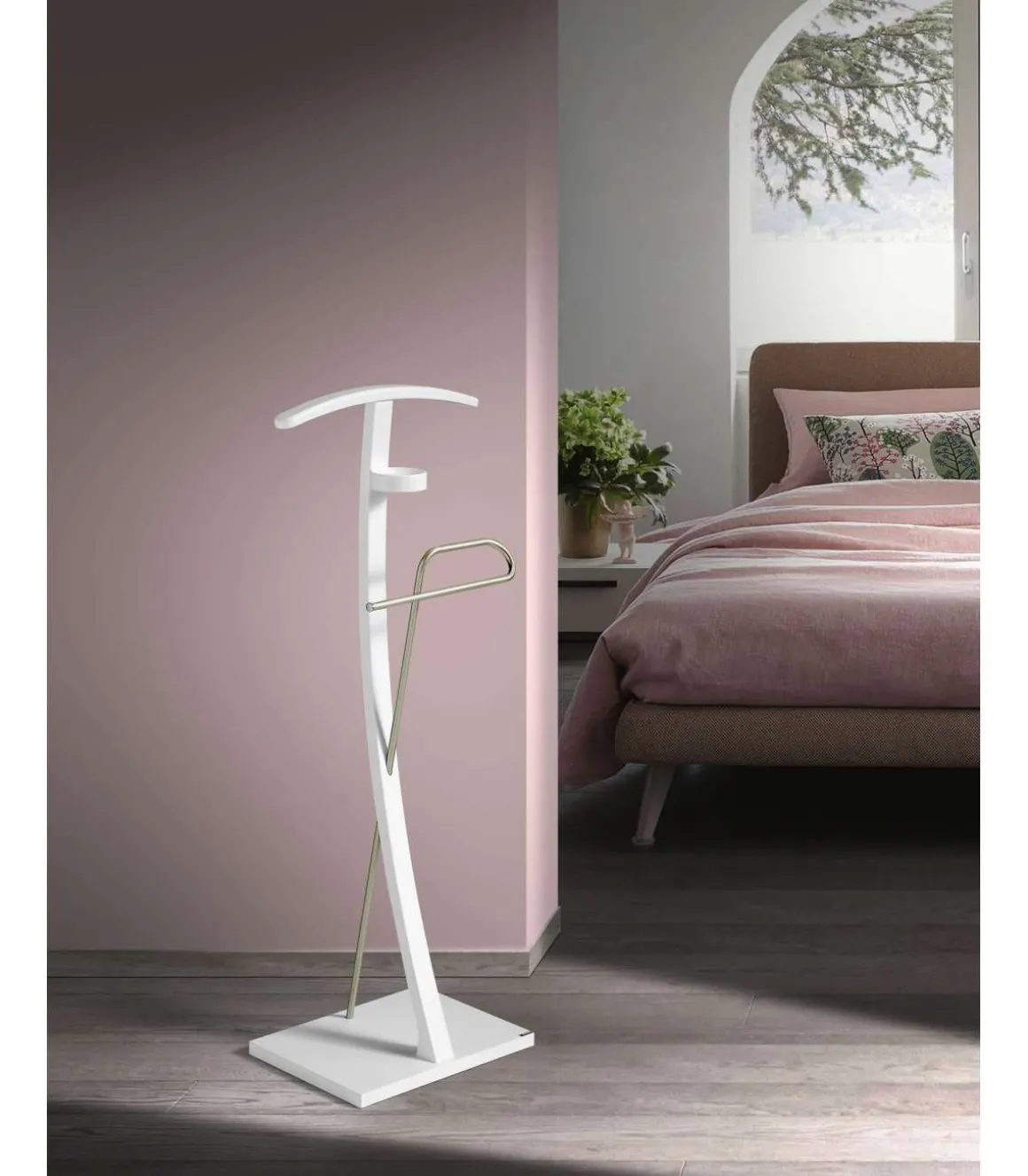 Galan 396 herraje cromo satinado lacado blanco, 113 cm(alto)40 cm(ancho)28 cm(largo)