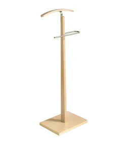 Galan 303 herraje cromo satinado y madera color natural. 114 cm (alto), 48 cm (ancho), 28 cm(fondo).