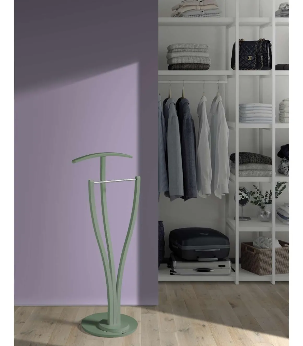 Galan 389 herraje cromo satinado lacado verde,114 cm(alto)47 cm(ancho)37 cm(largo)