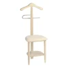 Galán 361 con asiento en beige herrajes cromado satinado lacado cambrian, 105 cm(alto)45 cm(ancho)41 cm(largo)