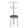 Galán 364 con asiento herrajes cromado satinado lacado en visón, 108 cm(alto)46 cm(ancho)44 cm(largo)